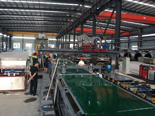 硅酸钙板生产线郑州兴龙元机械纤维水泥板厂建设设备石棉瓦生产线